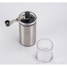 moedor de café manual portátil personalizado de aço inoxidável